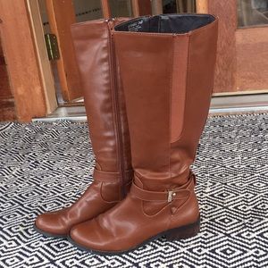 Alfani Extended Calf Vegan Boots